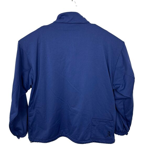 PING Golf Pullover 1/4 Zip Long Sleeve Fleece Lined Mens Size Medium Blue EUC - Picture 5 of 8